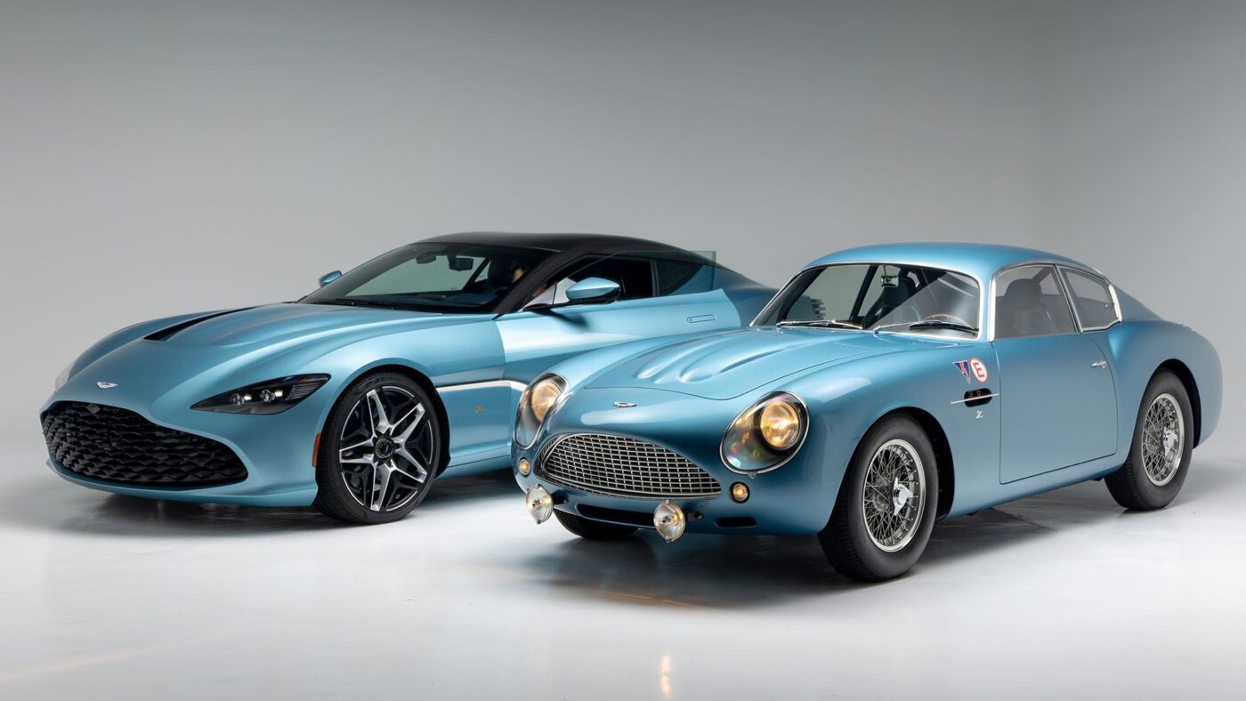 Wyjątkowy duet Aston Martinów trafi na aukcję