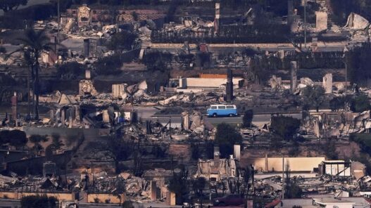 Volkswagen T2, który przetrwał pożar w Kalifornii