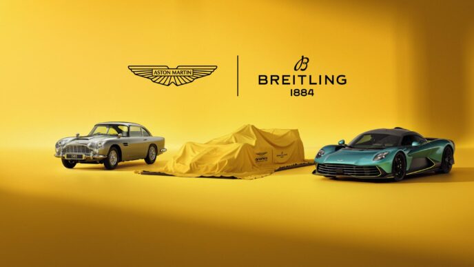 Aston Martin i Breitling - wspólna historia prędkości, precyzji i elegancji